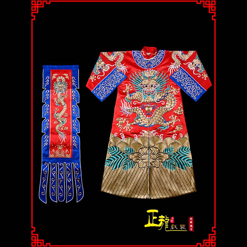 寿光武生戏服坐龙龙套